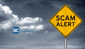 Scam-Alert-Sign-With-Shoppers-Confidential-Logo